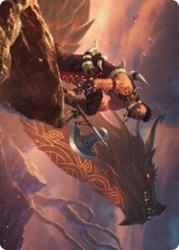 {A} Dragonkin Berserker Art Card [Kaldheim Art Series][AKHM 032]