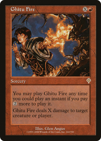 {R} Ghitu Fire [Invasion][INV 144]