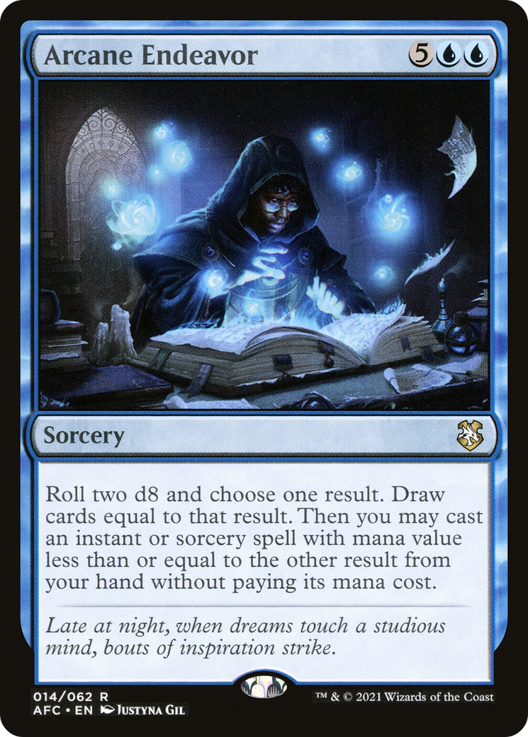 {R} Arcane Endeavor [Dungeons & Dragons: Adventures in the Forgotten Realms Commander][AFC 014]