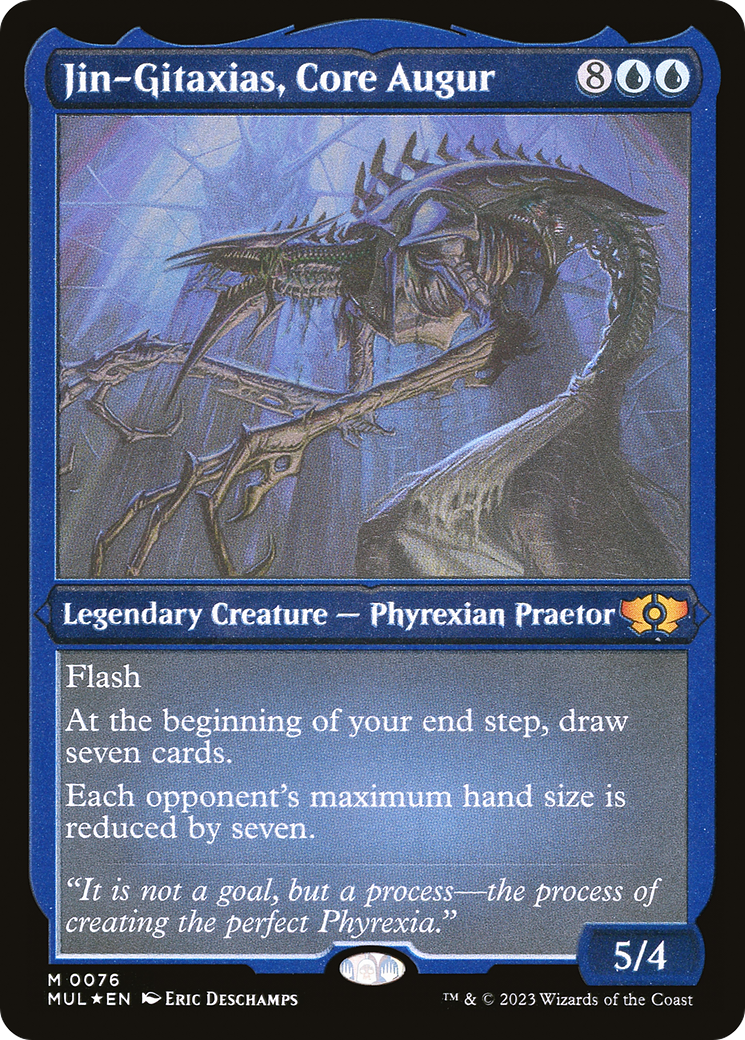 {R} Jin-Gitaxias, Core Augur (Foil Etched) [Multiverse Legends][MUL 076]