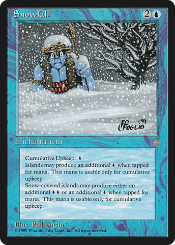 {C} Snowfall [Ice Age][ICE 101]