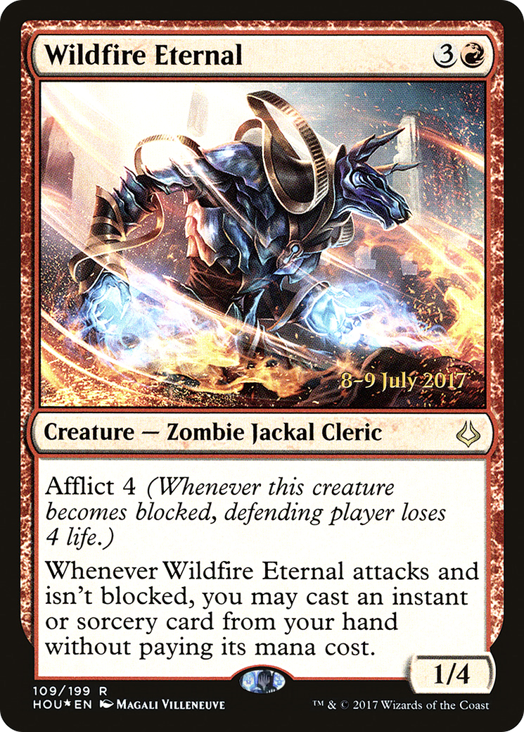 {R} Wildfire Eternal [Hour of Devastation Prerelease Promos][PR HOU 109]
