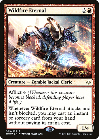 {R} Wildfire Eternal [Hour of Devastation Prerelease Promos][PR HOU 109]