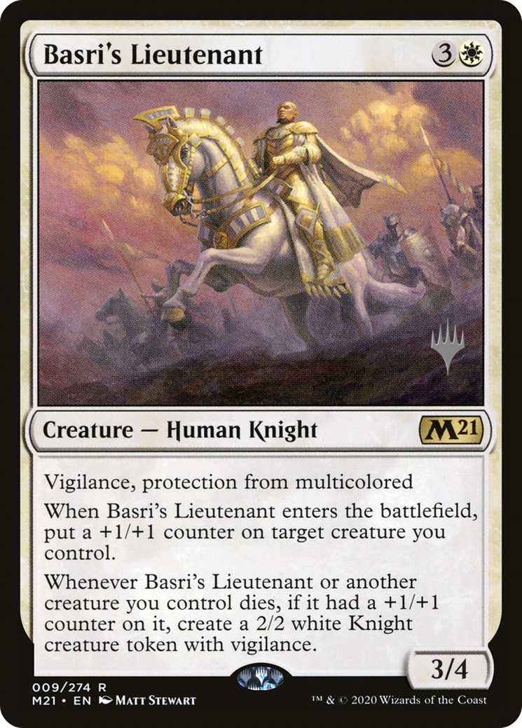 {R} Basri's Lieutenant (Promo Pack) [Core Set 2021 Promos][PP M21 009]