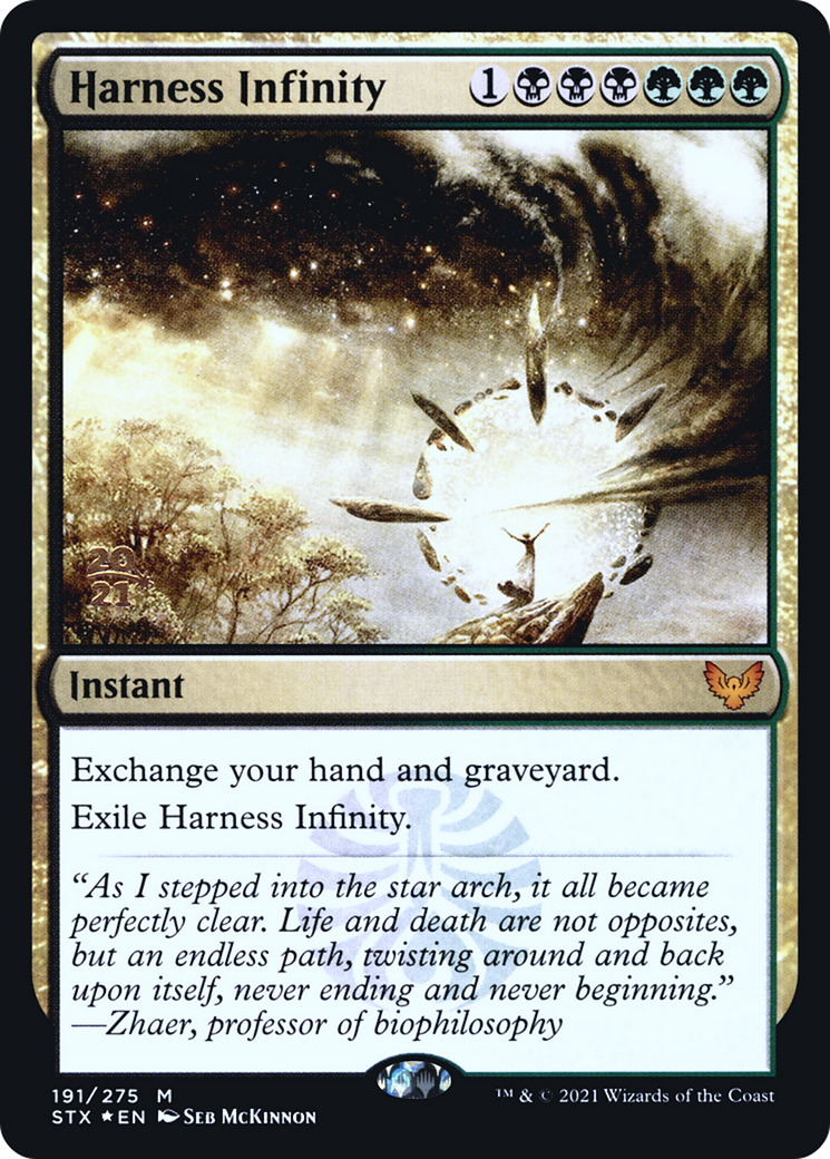 {R} Harness Infinity [Strixhaven: School of Mages Prerelease Promos][PR STX 191]
