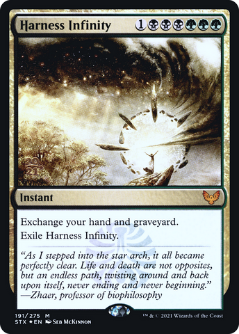 {R} Harness Infinity [Strixhaven: School of Mages Prerelease Promos][PR STX 191]