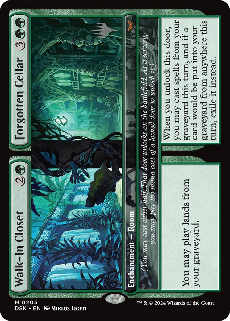{@R} Walk-In Closet // Forgotten Cellar [Duskmourn: House of Horror Promos][PP DSK 205]