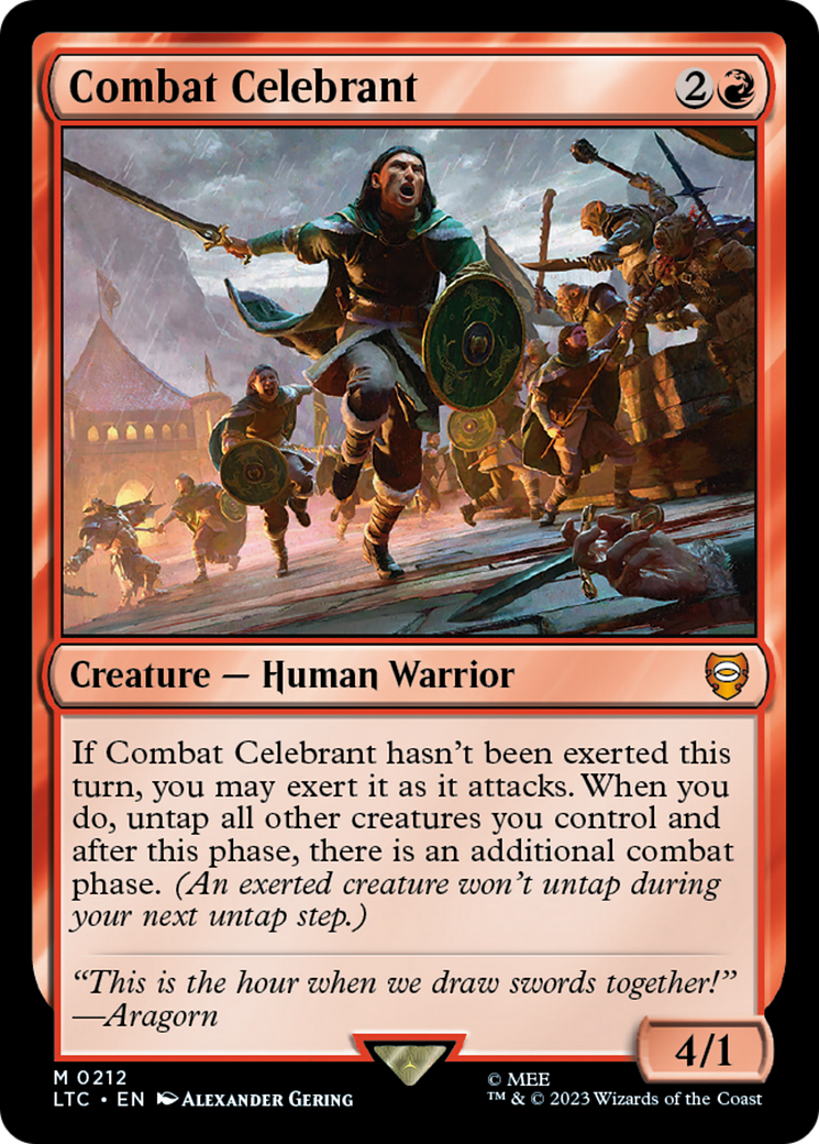 {R} Combat Celebrant [The Lord of the Rings: Tales of Middle-Earth Commander][LTC 212]