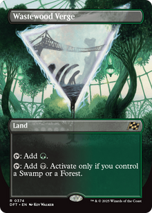 {@R} Wastewood Verge (Borderless) [Aetherdrift][DFT 374]