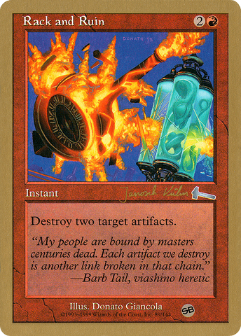 {C} Rack and Ruin (Janosch Kuhn) (SB) [World Championship Decks 2000][GB WC00 JK89SB]