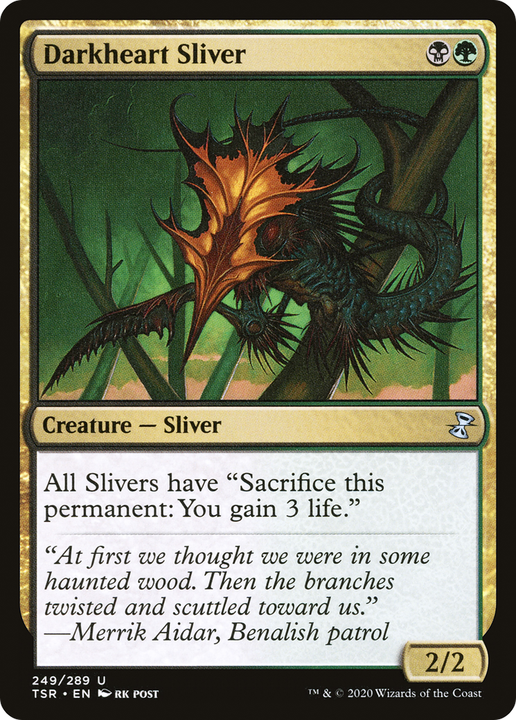 {C} Darkheart Sliver [Time Spiral Remastered][TSR 249]