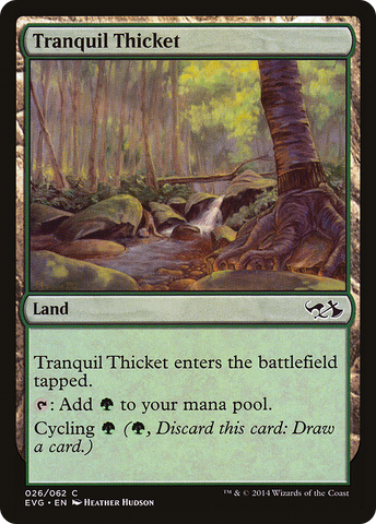 {C} Tranquil Thicket (Elves vs. Goblins) [Duel Decks Anthology][EVG 026]