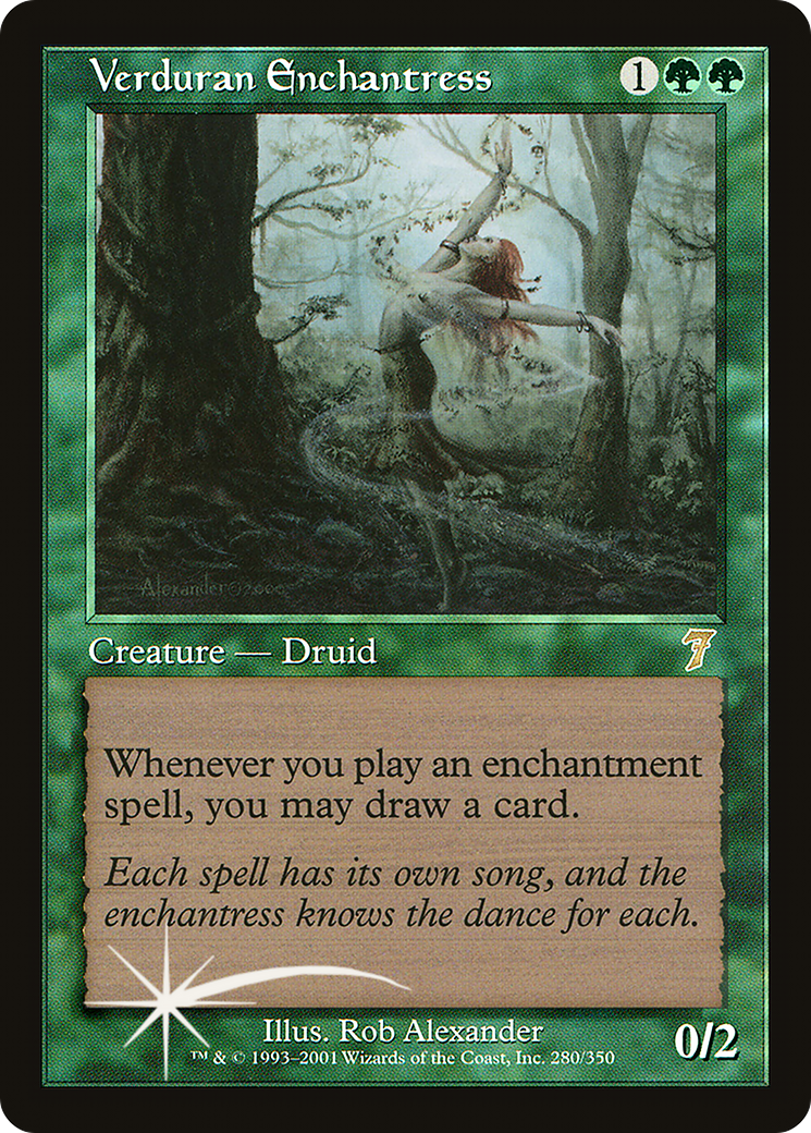{R} Verduran Enchantress [Seventh Edition][7ED 280]
