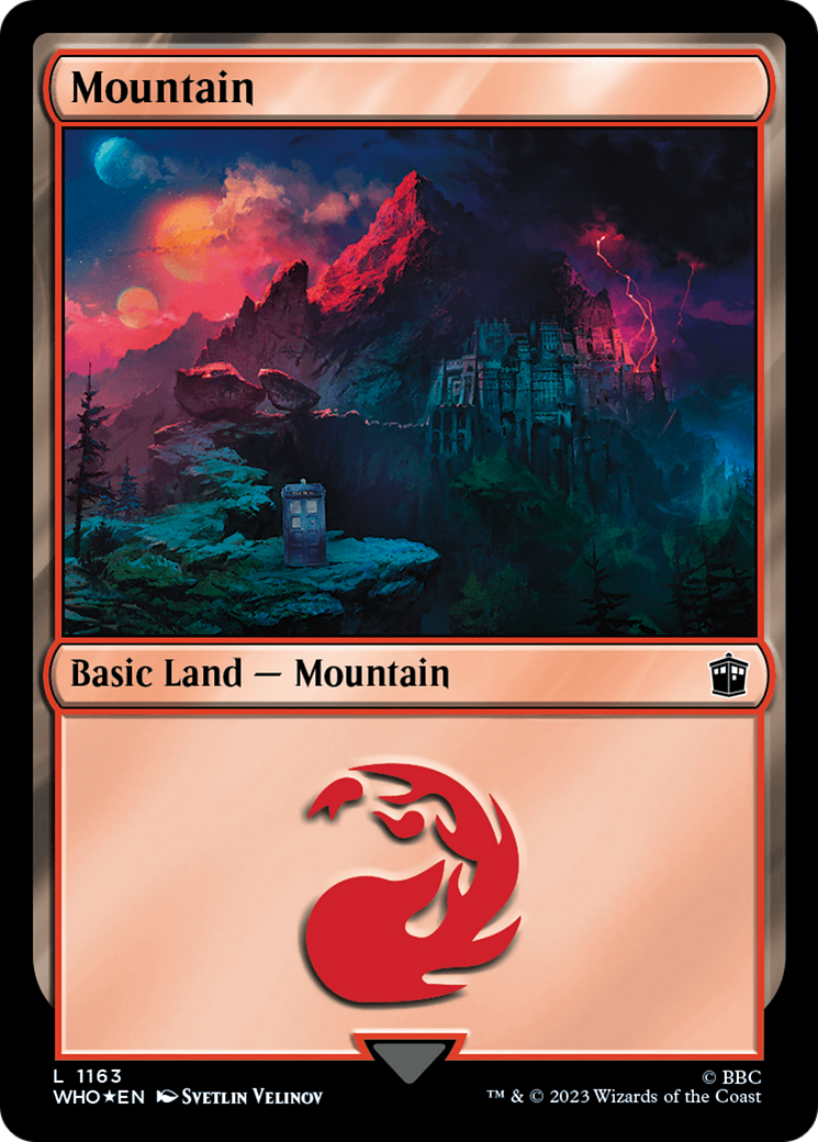 {B} Mountain (1163) (Surge Foil) [Doctor Who][WHO 1163]