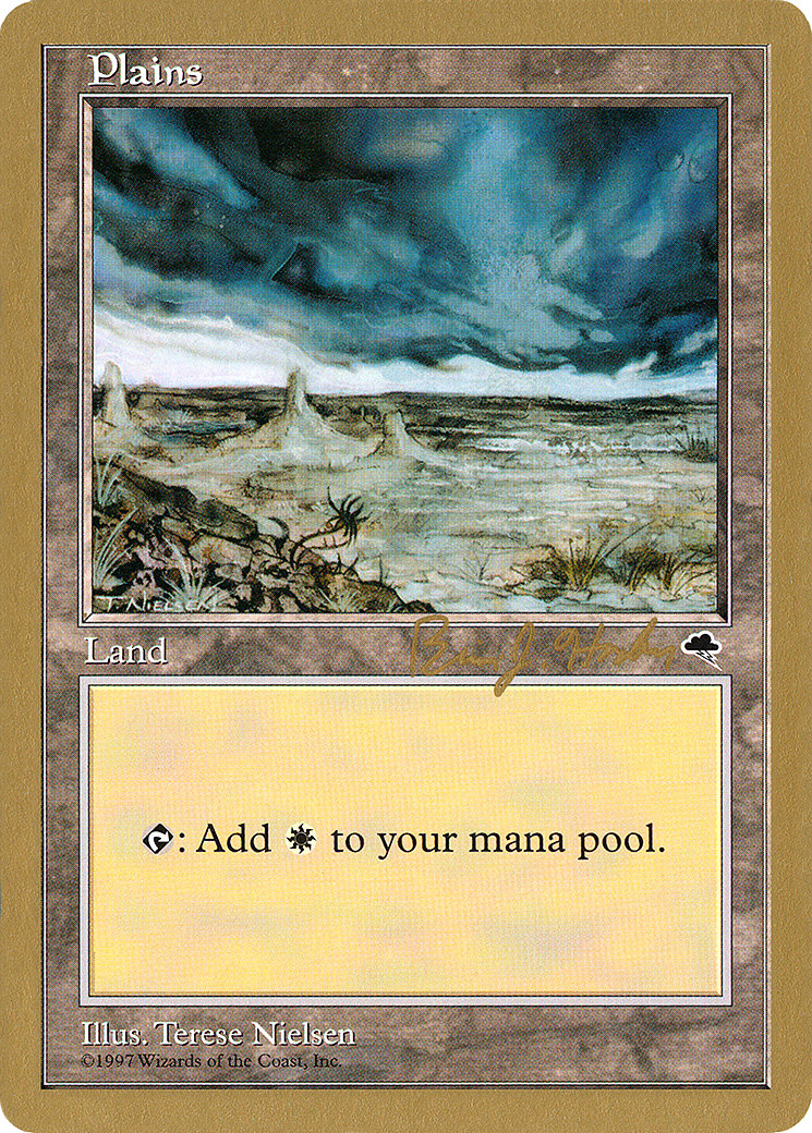 {B}[GB WC98 BH334] Plains (bh334) (Brian Hacker) [World Championship Decks 1998]