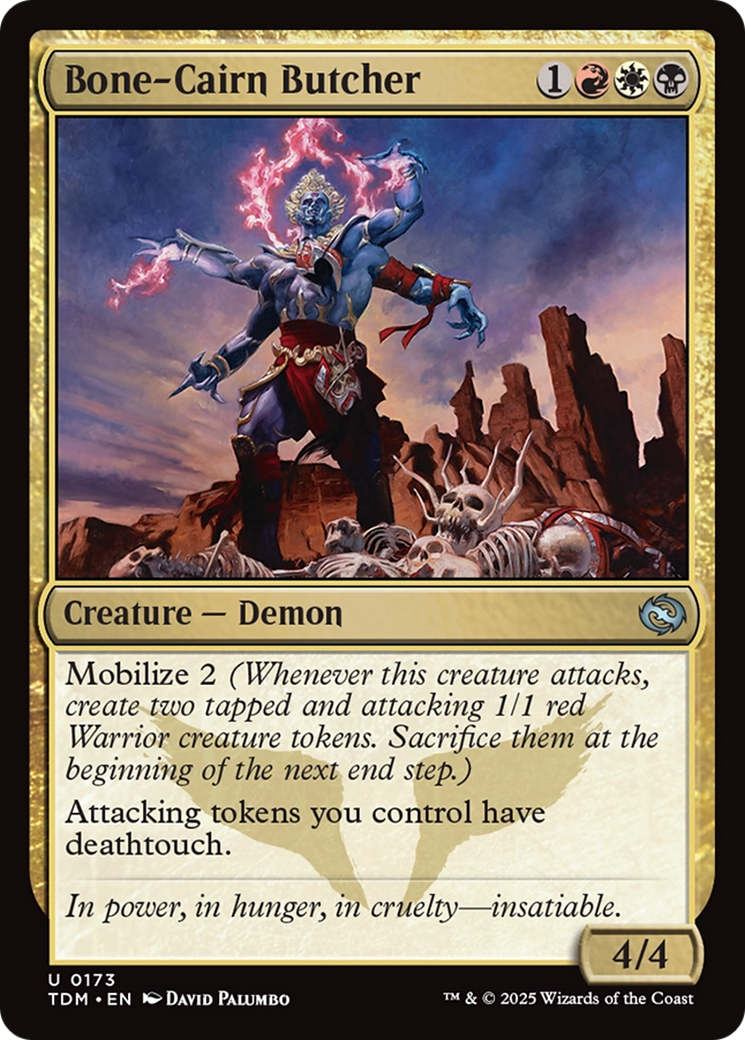 {@C} Bone-Cairn Butcher [Tarkir: Dragonstorm][TDM 173]