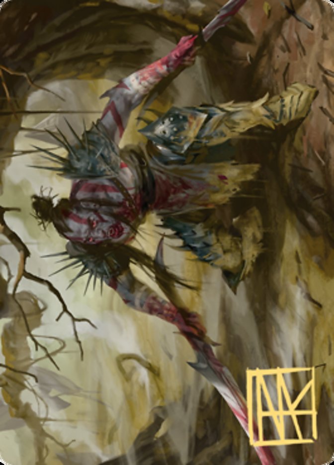 {A} Highborn Vampire Art Card (Gold-Stamped Signature) [Zendikar Rising Art Series][AZNR 055]