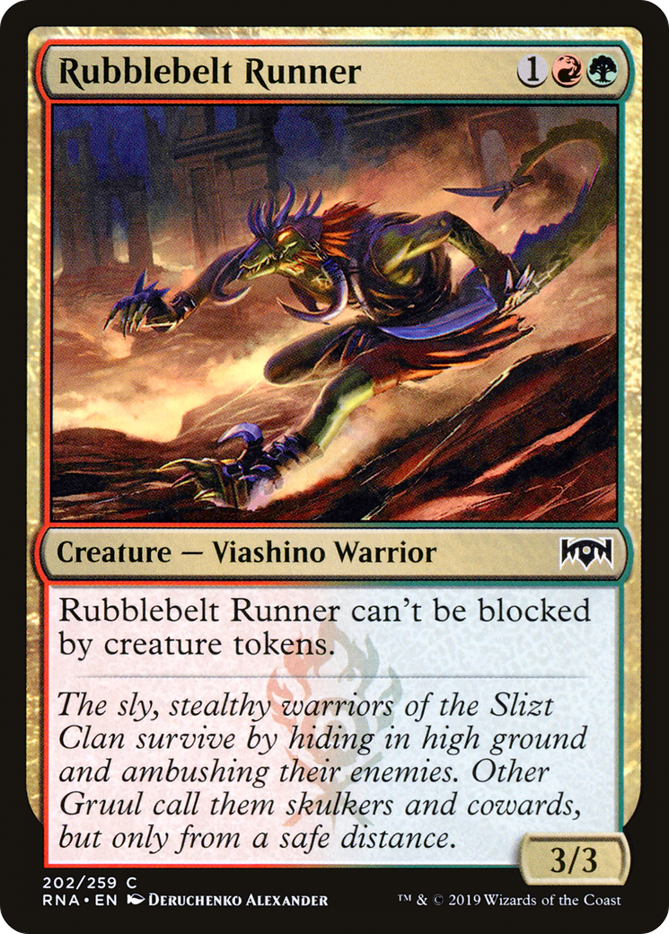 {C} Rubblebelt Runner [Ravnica Allegiance][RNA 202]