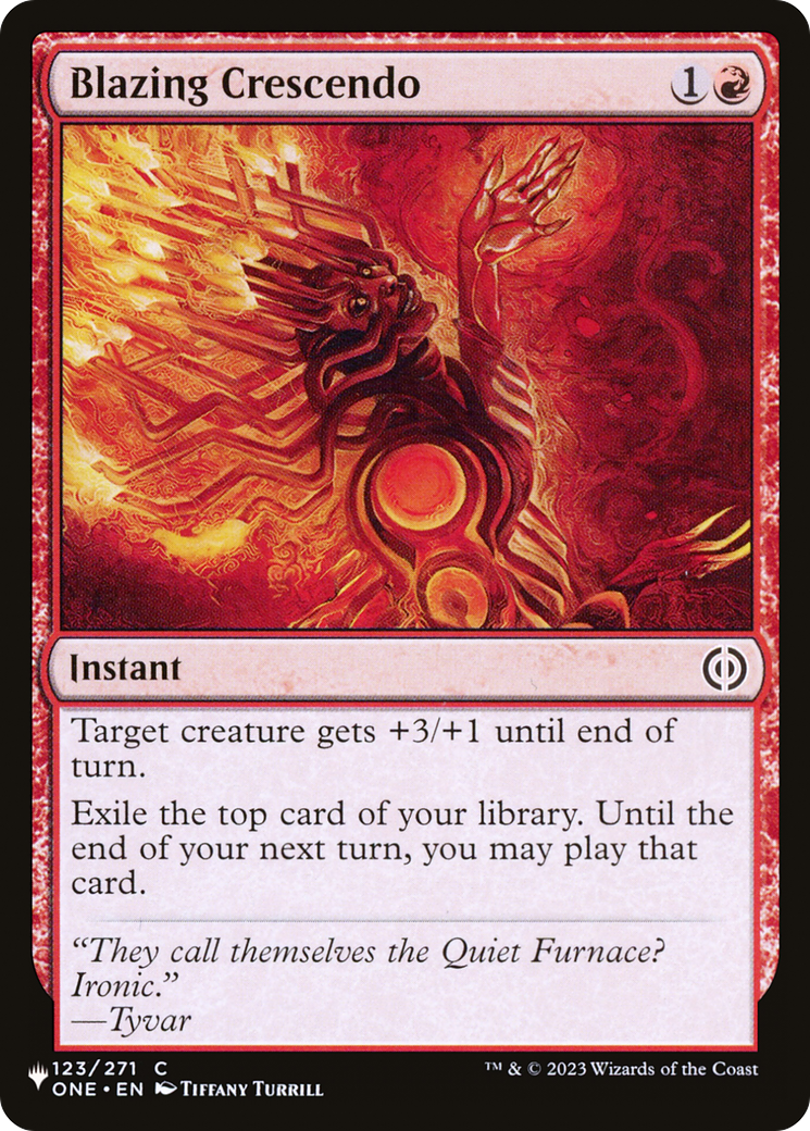 Blazing Crescendo [LIST 123/271]