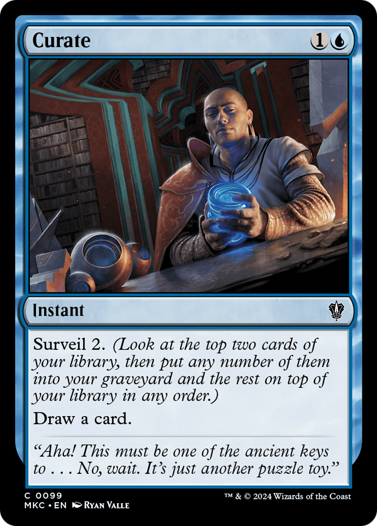 {C} Curate [Murders at Karlov Manor Commander][MKC 099]