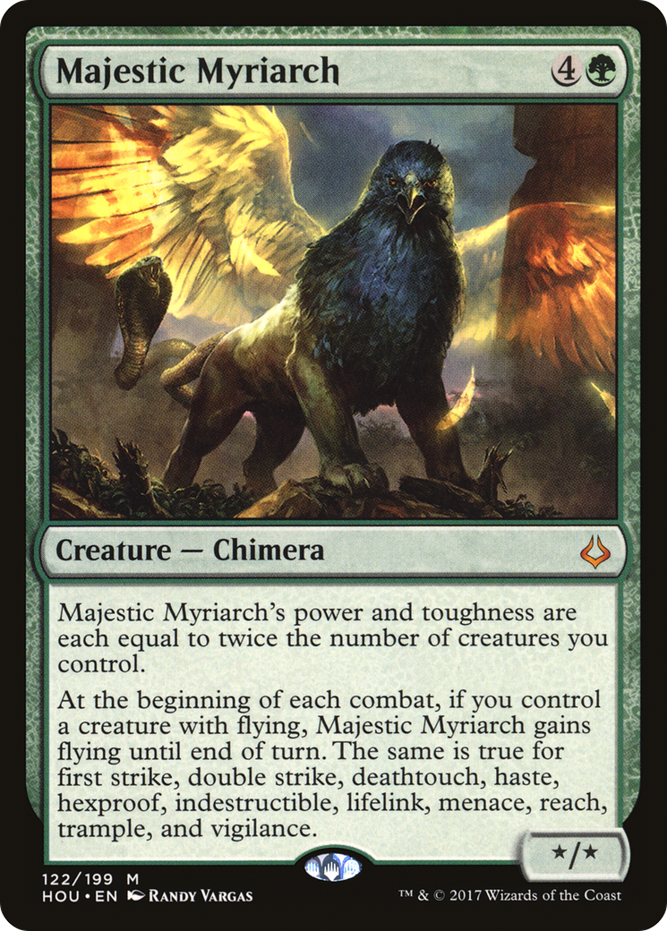 {R} Majestic Myriarch [Hour of Devastation][HOU 122]