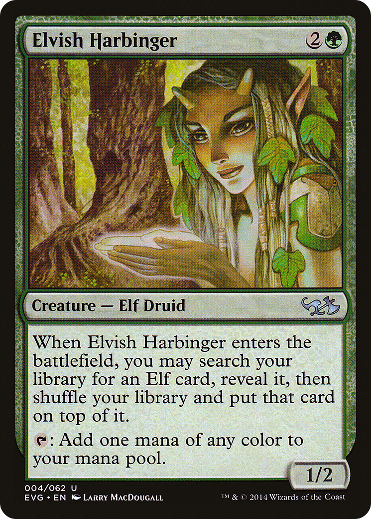 {C} Elvish Harbinger (Elves vs. Goblins) [Duel Decks Anthology][EVG 004]
