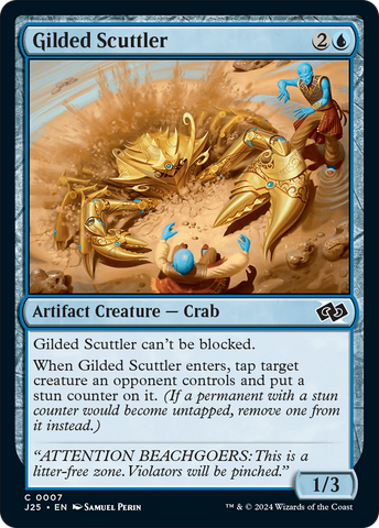 {C} Gilded Scuttler [Foundations Jumpstart][J25 007]