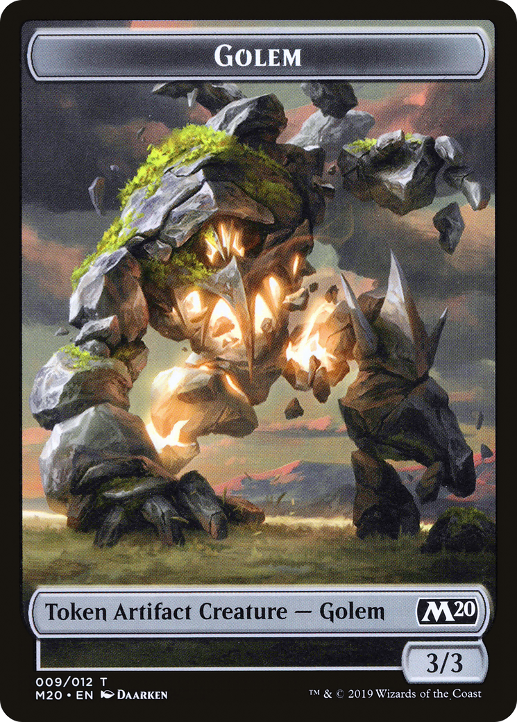 {T} Golem Token [Core Set 2020 Tokens][TM20 009]