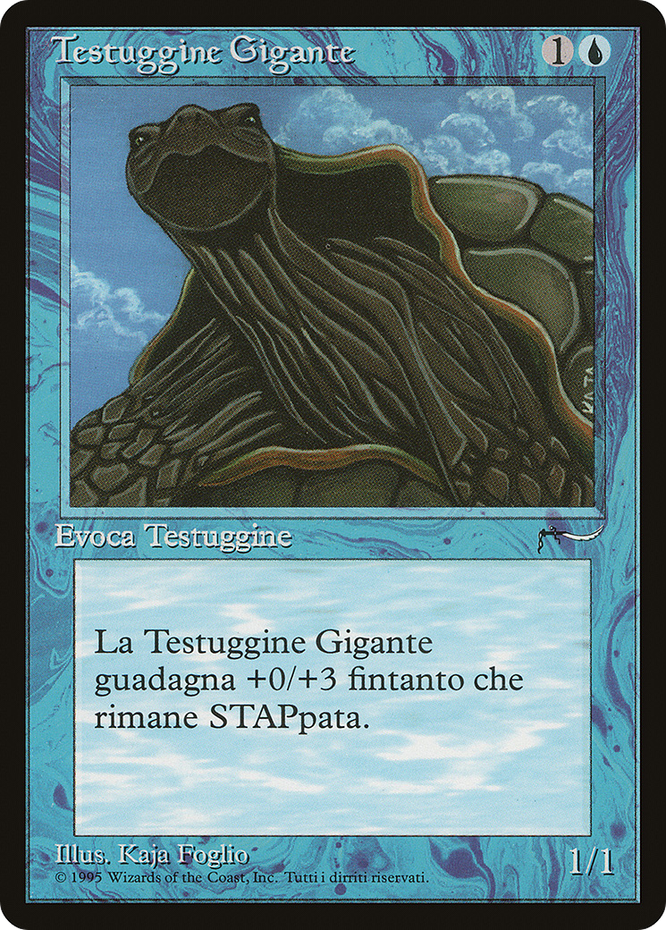{C} Giant Tortoise (Italian) - "Testuggine Gigante" [Rinascimento][RIN 027]