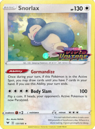 [PKM] Snorlax (131/185) [Sword & Shield: Black Star Promos]