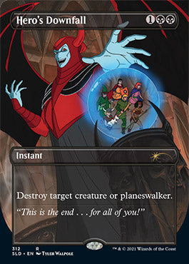 {R} Hero's Downfall (Borderless) [Secret Lair Drop Series][SLD 312]