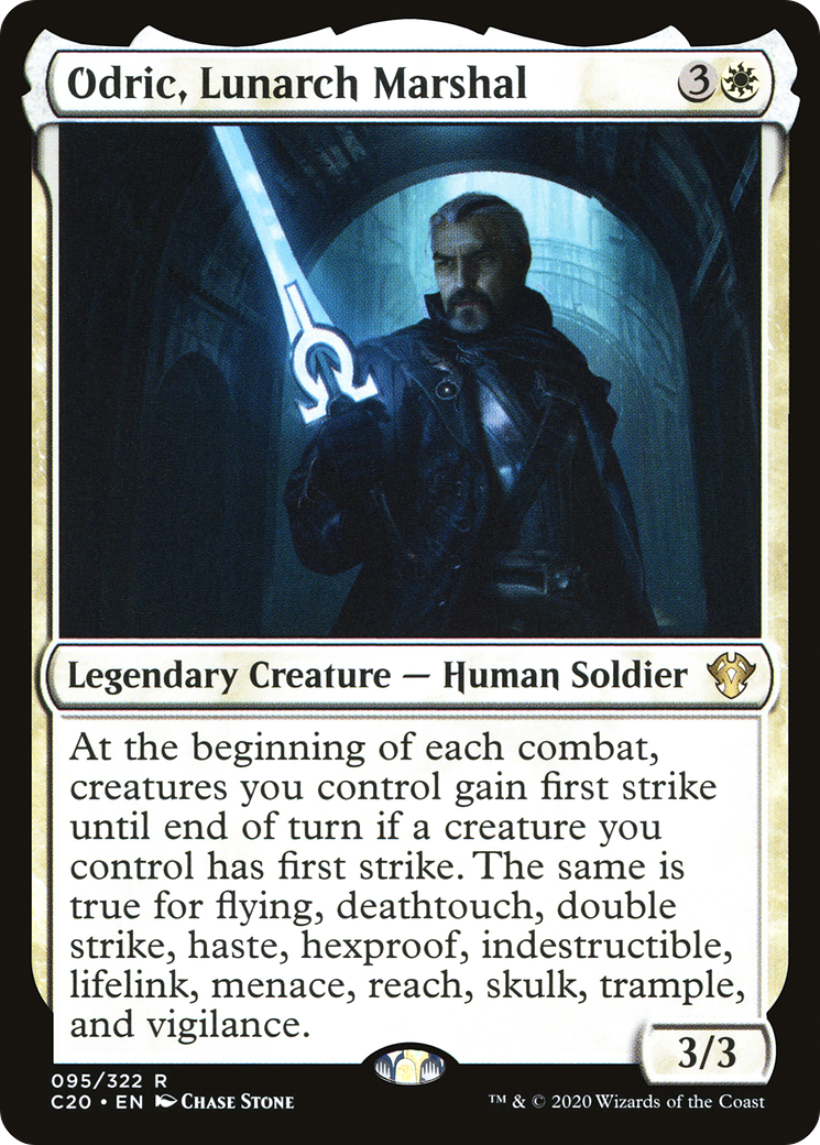 {R} Odric, Lunarch Marshal [Commander 2020][C20 095]
