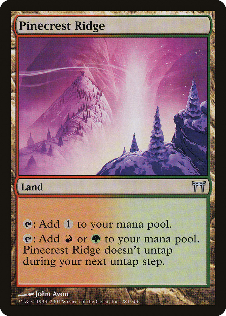 {C} Pinecrest Ridge [Champions of Kamigawa][CHK 281]