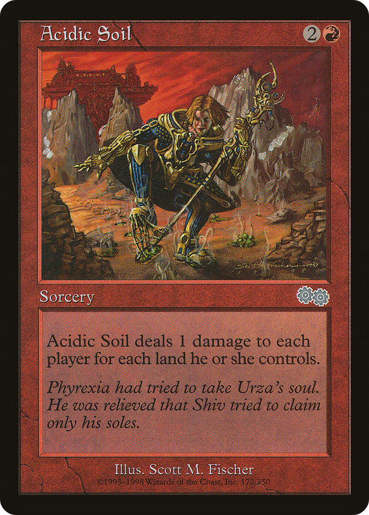 {C} Acidic Soil [Urza's Saga][USG 172]