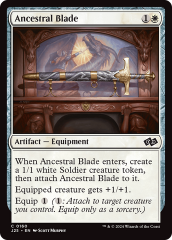 {C} Ancestral Blade [Foundations Jumpstart][J25 160]