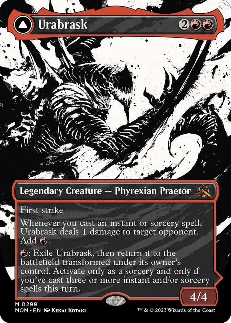 {R} Urabrask // The Great Work (Multiverse Legends) [March of the Machine][MOM 299]