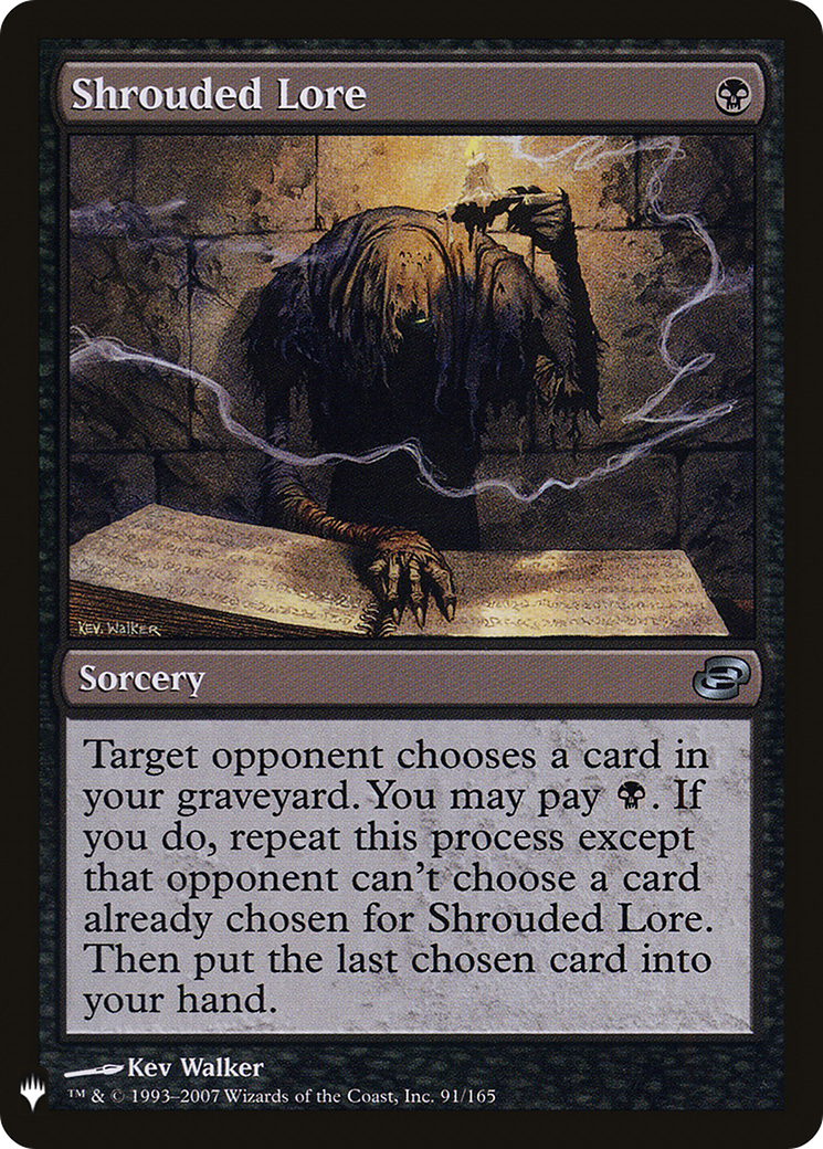 {C} Shrouded Lore [Mystery Booster][LS PLC 091]