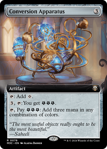 {R} Conversion Apparatus (Extended Art) [Modern Horizons 3 Commander][M3C 076]