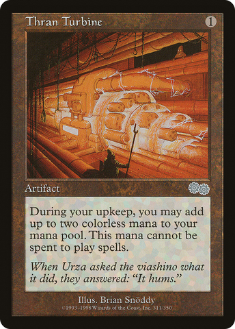 {C} Thran Turbine [Urza's Saga][USG 311]