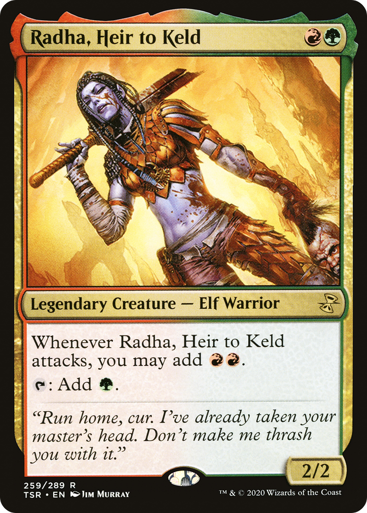 {R} Radha, Heir to Keld [Time Spiral Remastered][TSR 259]