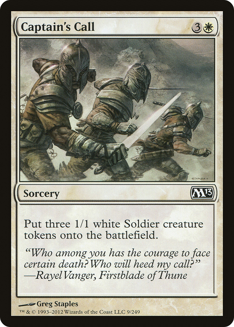 {C} Captain's Call [Magic 2013][M13 009]