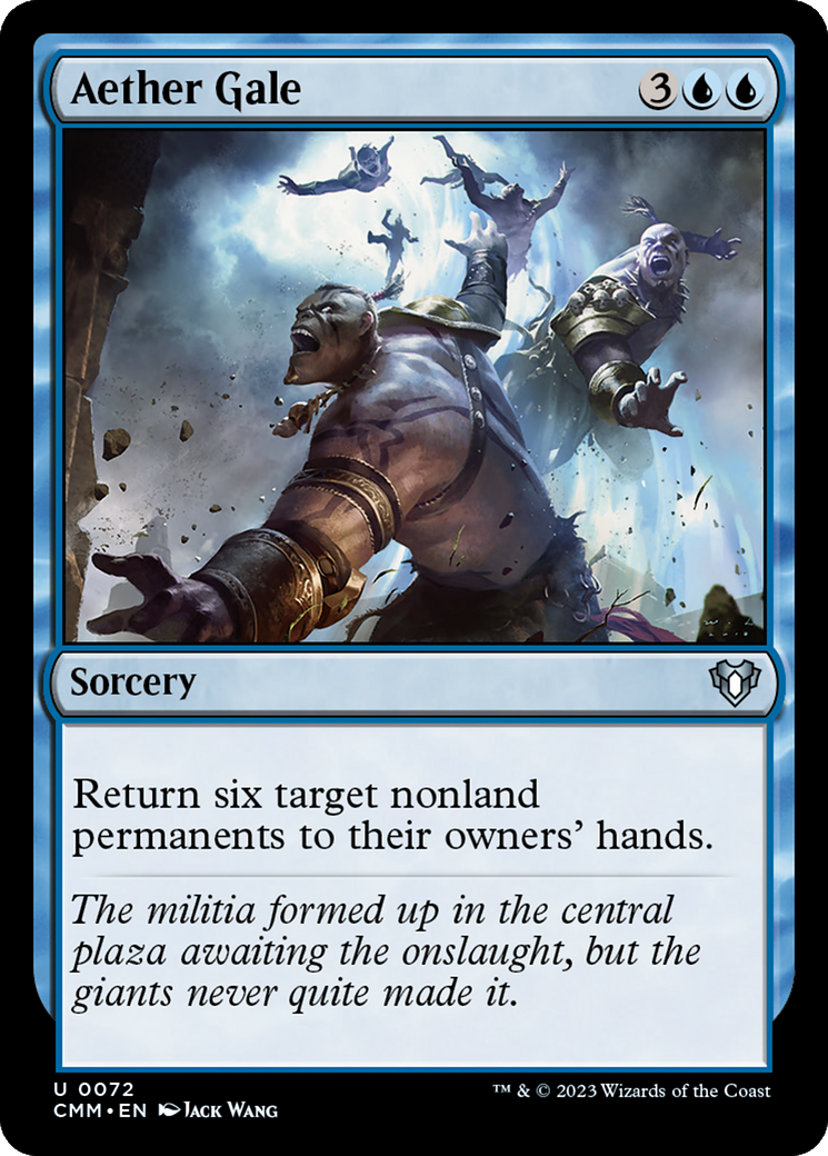 {C} Aether Gale [Commander Masters][CMM 072]