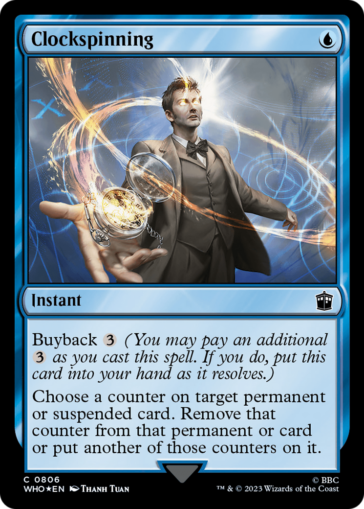 {C} Clockspinning (Surge Foil) [Doctor Who][WHO 806]