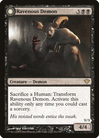 {R} Ravenous Demon // Archdemon of Greed [Dark Ascension][DKA 071]