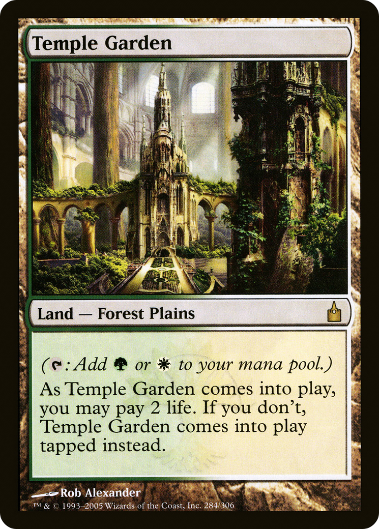 {R} Temple Garden [Ravnica: City of Guilds][RAV 284]