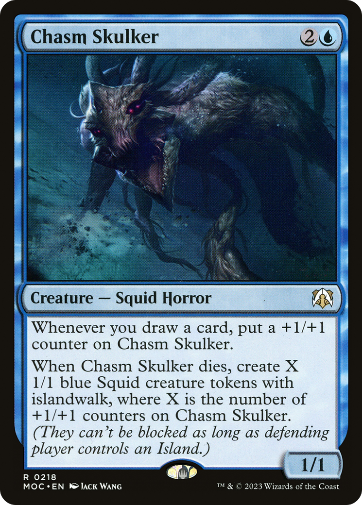 {R} Chasm Skulker [March of the Machine Commander][MOC 218]