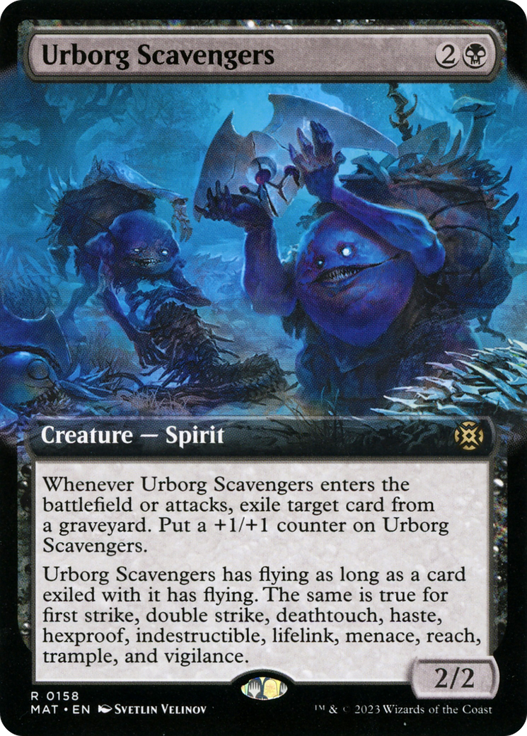 {R} Urborg Scavengers (Extended Art) [March of the Machine: The Aftermath][MAT 158]