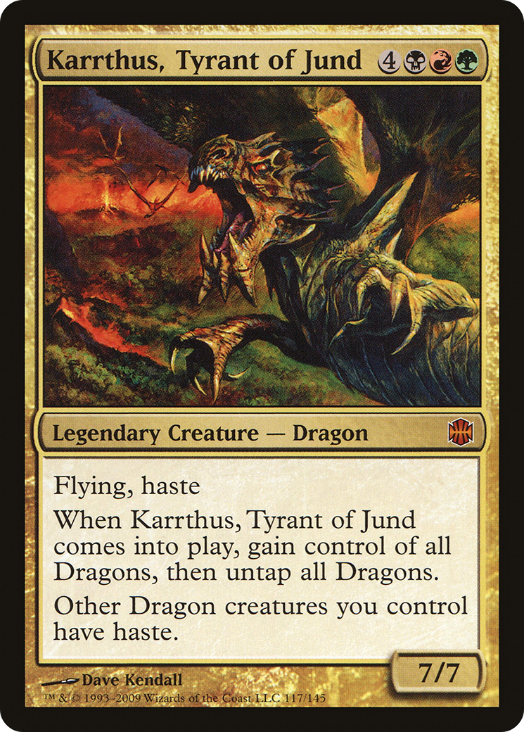 {R} Karrthus, Tyrant of Jund [Alara Reborn][ARB 117] - Misty Mountain Games