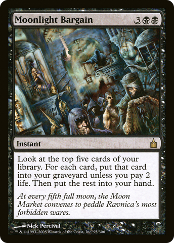 {R} Moonlight Bargain [Ravnica: City of Guilds][RAV 095]