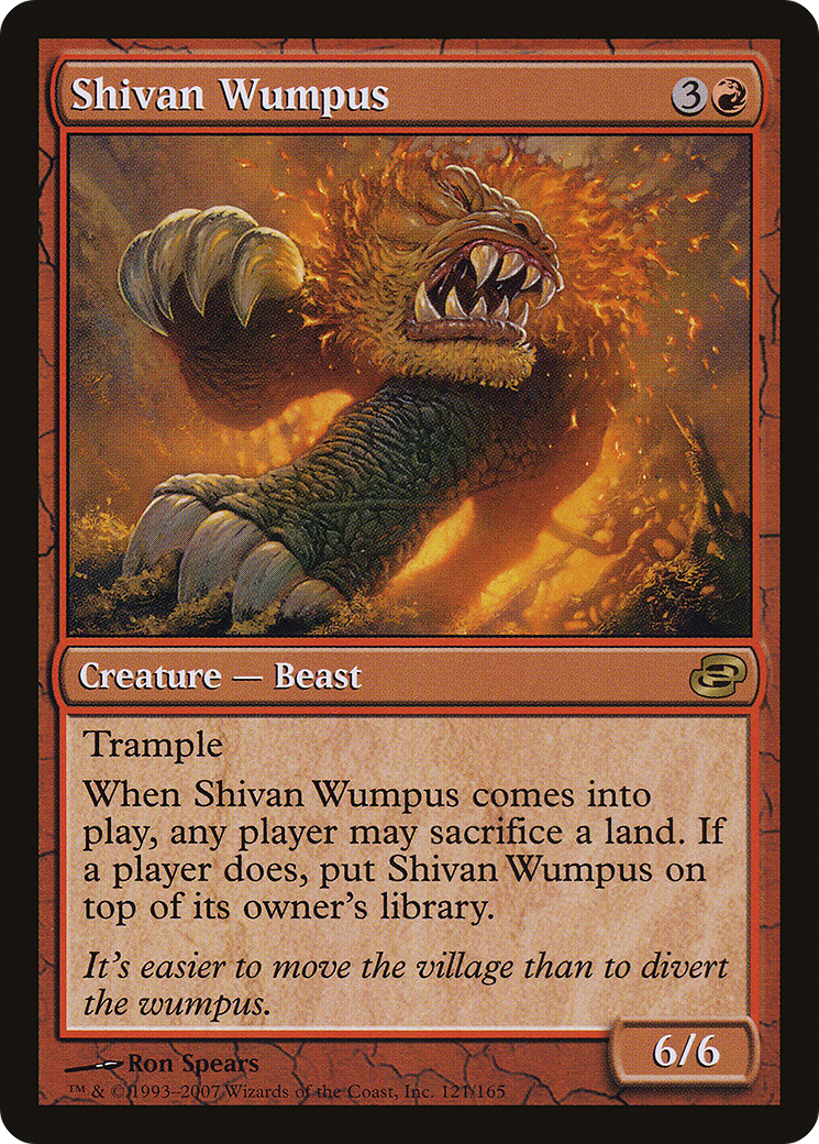 {R} Shivan Wumpus [Planar Chaos][PLC 121]